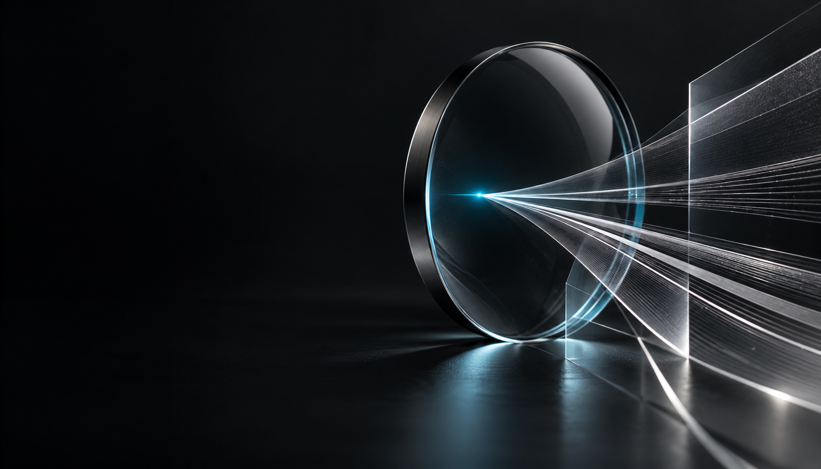 Fine paths of evidence brought into focus through a glass lens